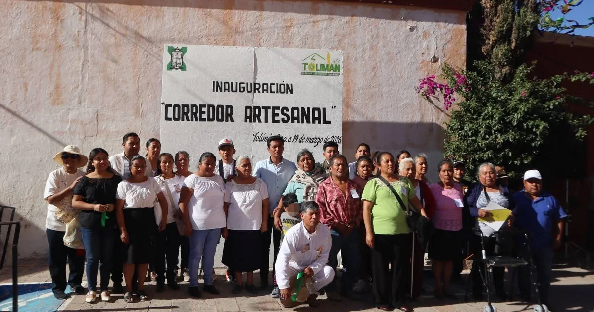 Inauguración del Corredor Artesanal en el Municipio de Tolimán