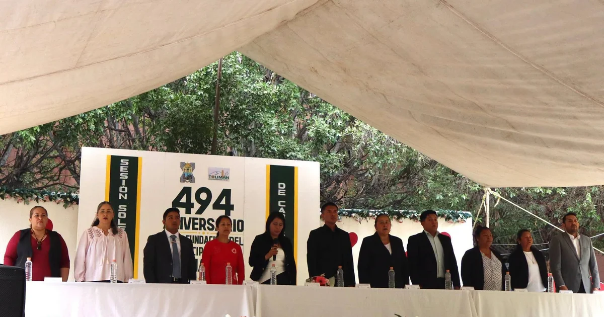 ALEJO SÁNCHEZ ENCABEZA LA 3ª SESIÓN SOLEMNE DE CABILDO POR EL 494 ANIVERSARIO DE LA FUNDACIÓN DE TOLIMÁN