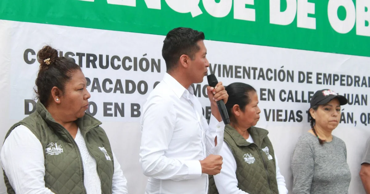 INICIA LA REHABILITACIÓN DE LA CALLE SAN JUAN DEL RÍO EN CASAS VIEJAS, TOLIMÁN.