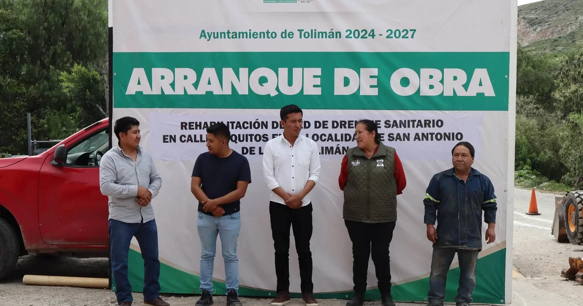 ARRANCA REHABILITACIÓN DE LA RED DE DRENAJE SANITARIO EN SAN ANTONIO DE LA CAL